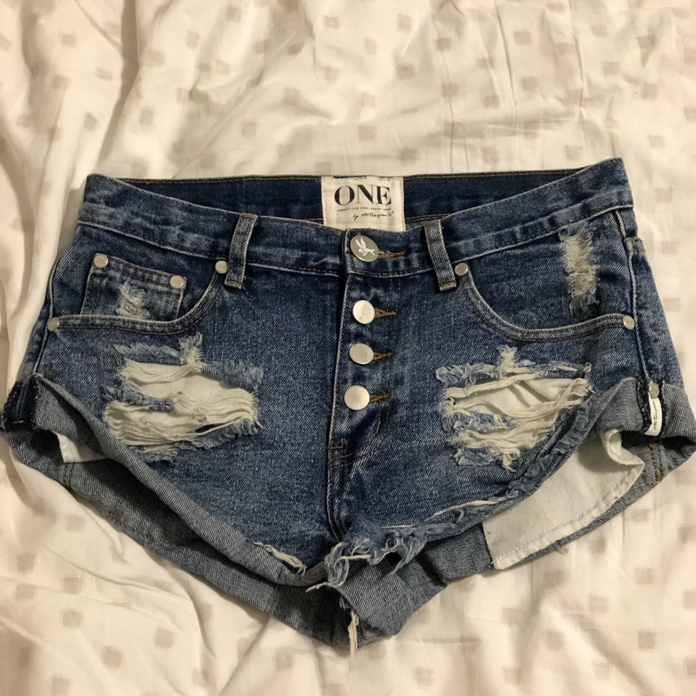 One teaspoon Bandits Denim Shorts